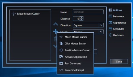 Move Mouse software screenshot